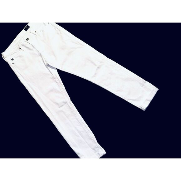 Adriano Goldschmied White Women’s Jeans The Prima Roll up Skinny Ankle Size 25R - Picture 2 of 9